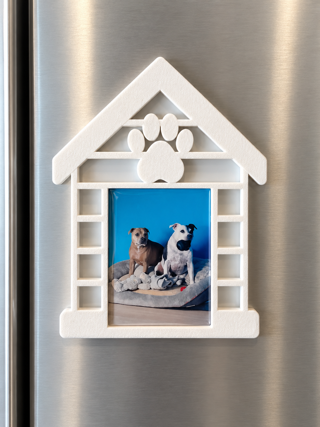 Doghouse Frame - Portrait + 1 x 90mm x 65mm Rectangle Magnet